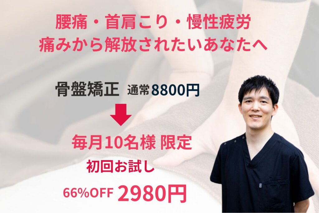 価格表 腰痛 肩こり 慢性疲労